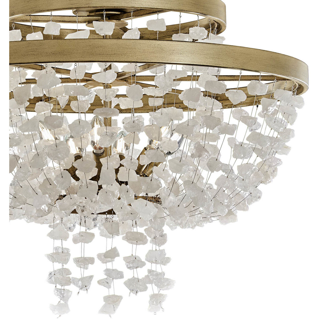 Stonybrook 6 Light 30.25 inch Havana Gold Flush Mount Ceiling Light